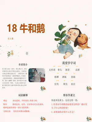 牛和鹅PPT课件4