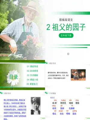 祖父的园子PPT课件1