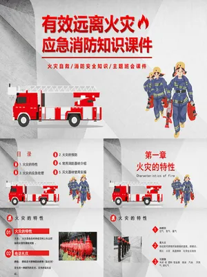 远离火灾消防知识课件