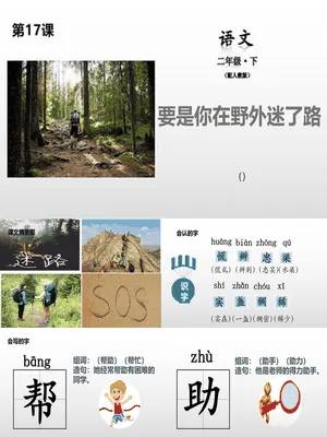 要是你在野外迷了路PPT课件2