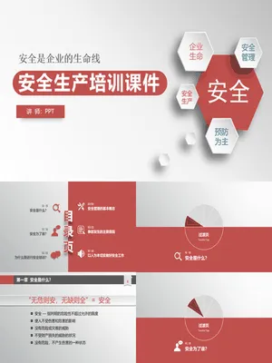 安全生产培训教育PPT课件模板