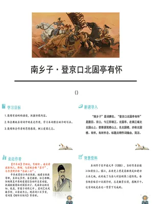 南乡子·登京口北固亭有怀PPT课件5