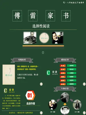 《傅雷家书》选择性阅读PPT课件5