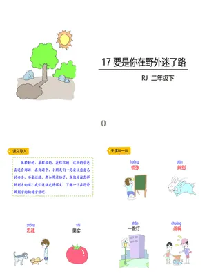 要是你在野外迷了路PPT课件8