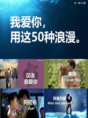 P8829950种语言表白爱情PPT
