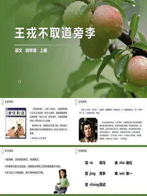 王戎不取道旁李PPT课件3