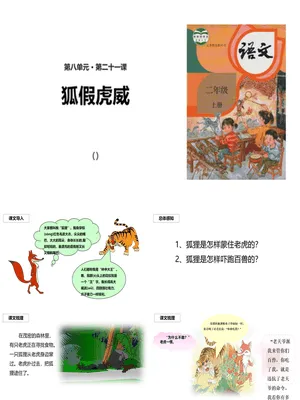 狐假虎威PPT课件3