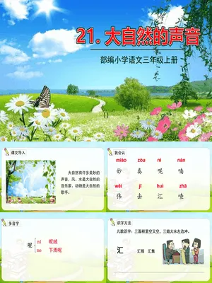 大自然的声音PPT课件7