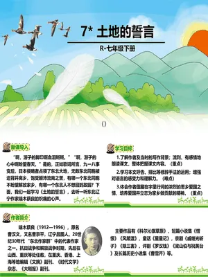 土地的誓言PPT课件4