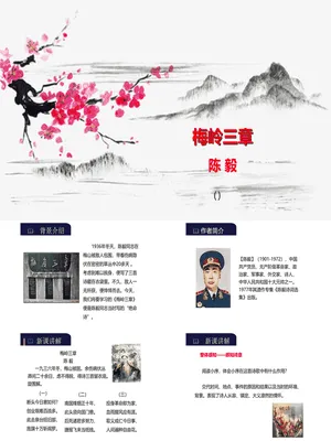 梅岭三章PPT课件5