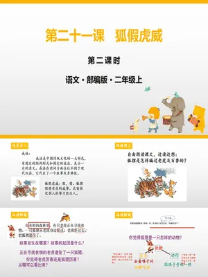 狐假虎威PPT课件7