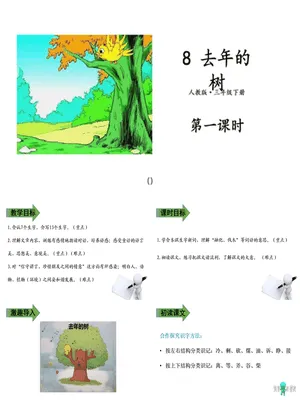 去年的树PPT课件2
