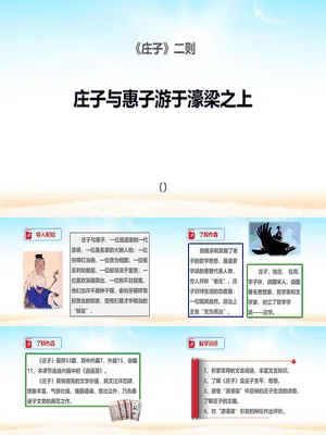 庄子与惠子游于濠梁之上PPT课件3