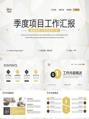 黑金季度项目工作总结