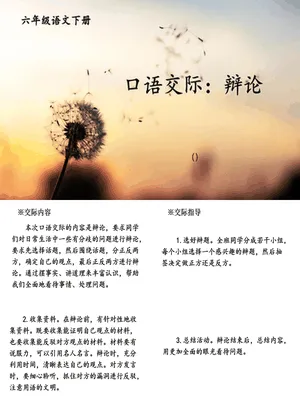 辩论PPT课件2