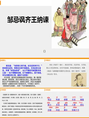 邹忌讽齐王纳谏PPT课件7