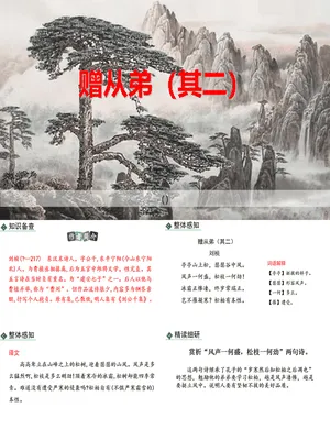 赠从弟PPT课件1