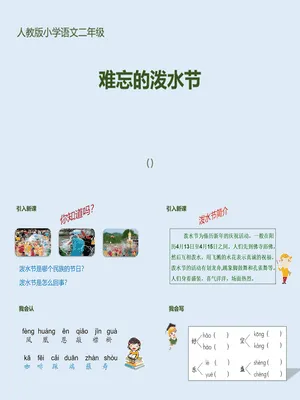 难忘的泼水节PPT课件5