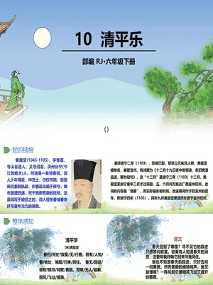 清平乐PPT课件1
