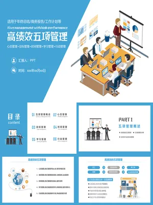 高绩效五项管理培训