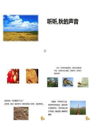 听听秋的声音PPT课件2