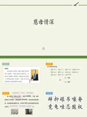 慈母情深PPT课件6