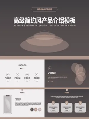 CP00014产品介绍英文PPT设计