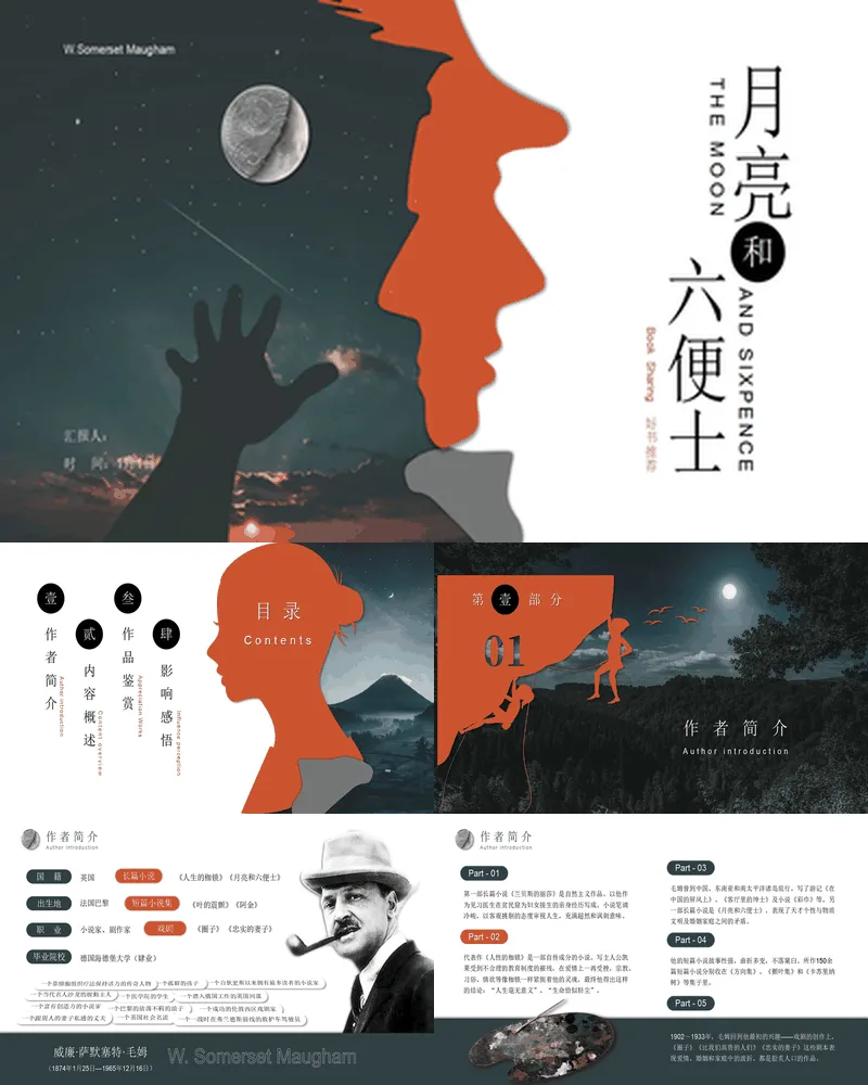 《月亮和六便士》读书推荐读后感悟