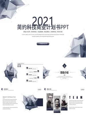 P19585科技感商业计划书