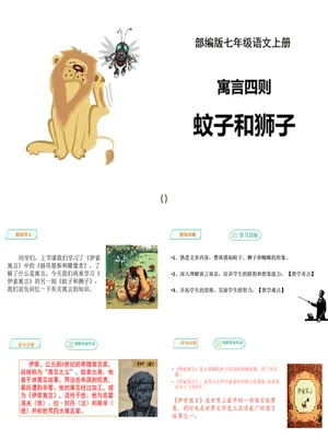 蚊子和狮子PPT课件3