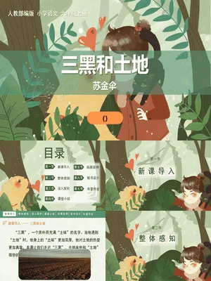 三黑和土地PPT课件8