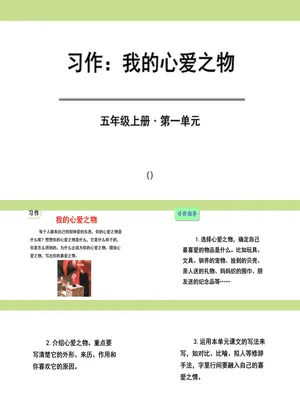 我的心爱之物PPT课件3