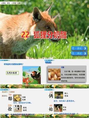 狐狸分奶酪PPT课件5