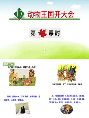 动物王国开大会PPT课件4