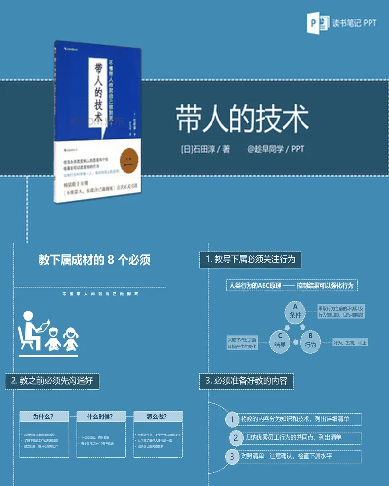《带人的技术》读书笔记