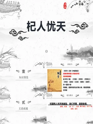 杞人忧天PPT课件1