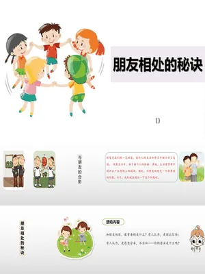 朋友相处的秘诀PPT课件3