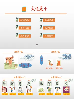 大还是小PPT课件5