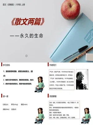 永久的生命PPT课件4
