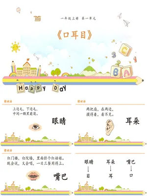 耳口目PPT课件6