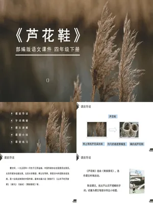 芦花鞋PPT课件2
