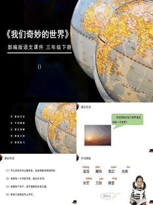 我们奇妙的世界PPT课件1