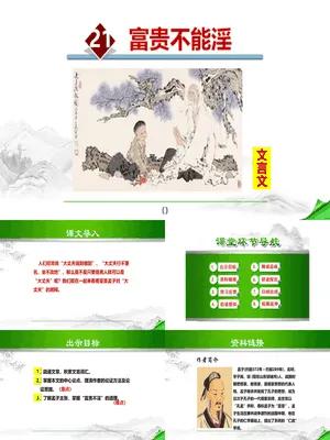 富贵不能淫PPT课件3