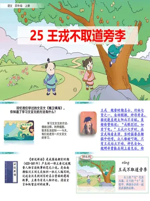 王戎不取道旁李PPT课件8