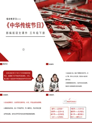 中华传统节日PPT课件2
