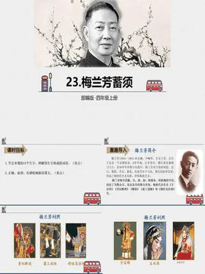 梅兰芳蓄须PPT课件2