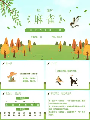 麻雀PPT课件6