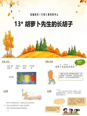 胡萝卜先生的长胡子PPT课件5