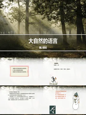 大自然的语言PPT课件3