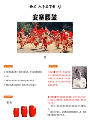 安塞腰鼓PPT课件8